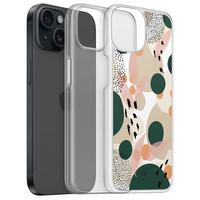 Leuke Telefoonhoesjes iPhone 15 hybride hoesje - Abstract print