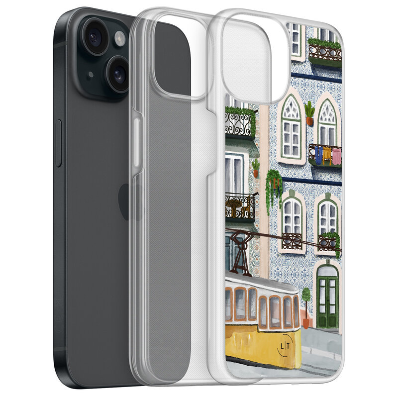 Leuke Telefoonhoesjes iPhone 15 hybride hoesje - Lissabon