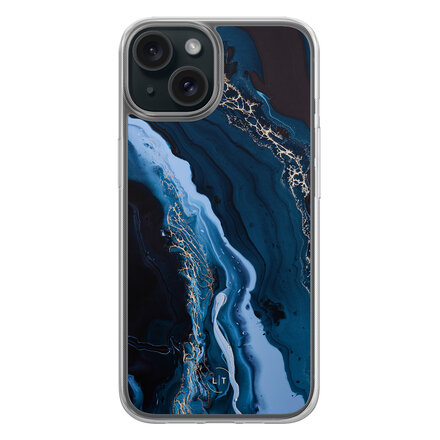 Marmer lagoon blauw