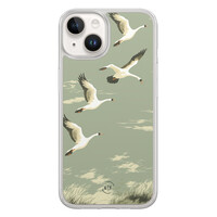 Leuke Telefoonhoesjes iPhone 14 hybride hoesje - Vogels