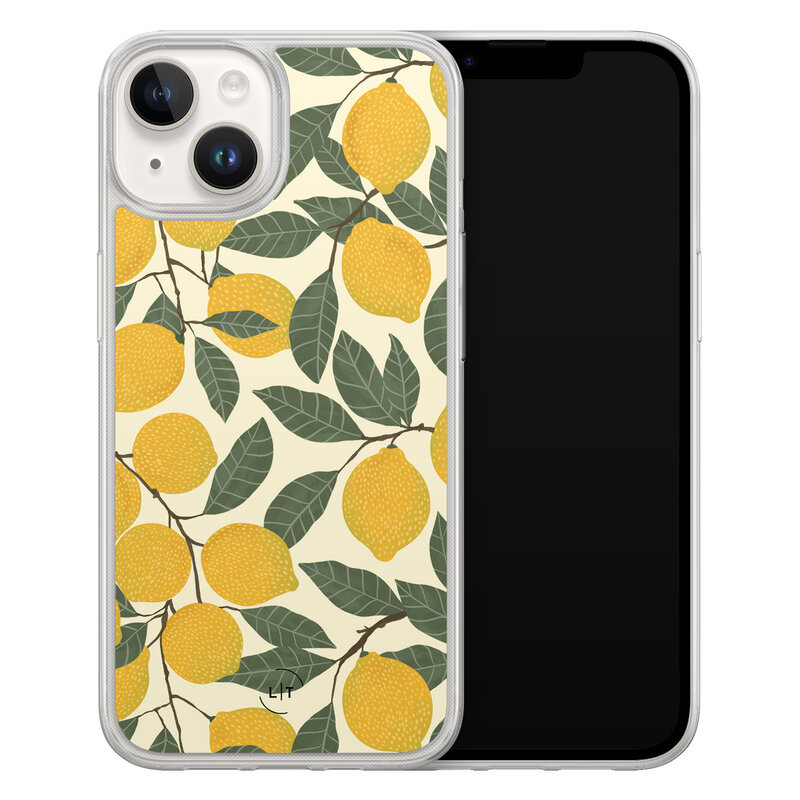 Leuke Telefoonhoesjes iPhone 14 hybride hoesje - Citroenen