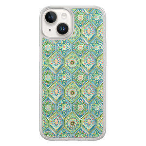 Leuke Telefoonhoesjes iPhone 14 hybride hoesje - Bohemian vibes