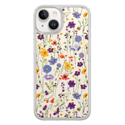Leuke Telefoonhoesjes iPhone 14 hybride hoesje - Wildflowers