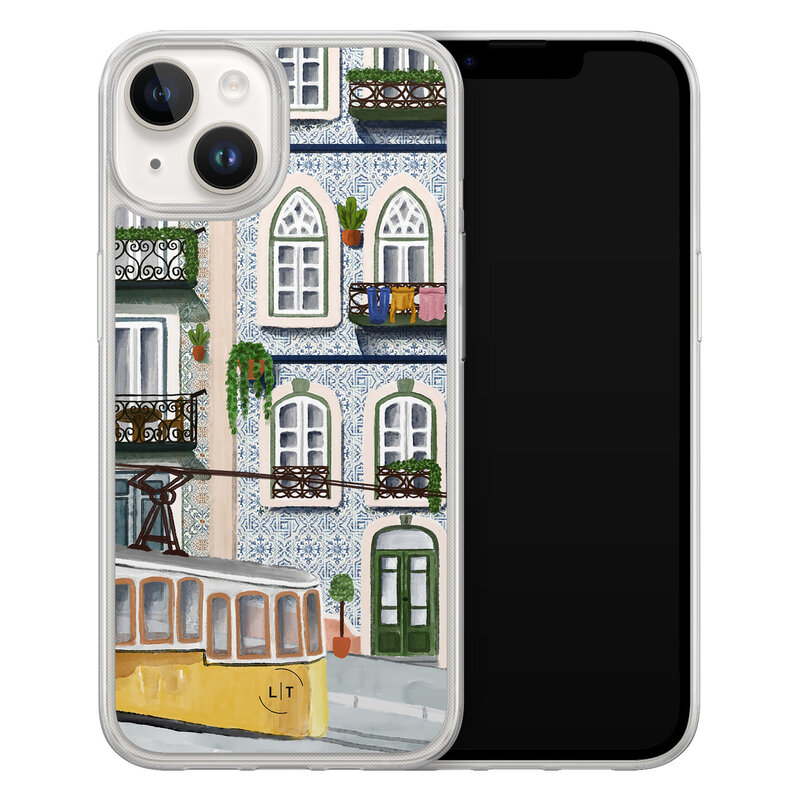 Leuke Telefoonhoesjes iPhone 14 hybride hoesje - Lissabon
