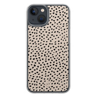 Leuke Telefoonhoesjes iPhone 13 hybride hoesje - Almond dots