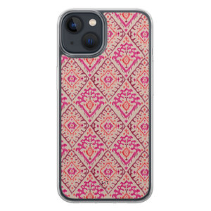 Leuke Telefoonhoesjes iPhone 13 hybride hoesje - Ibiza art deco