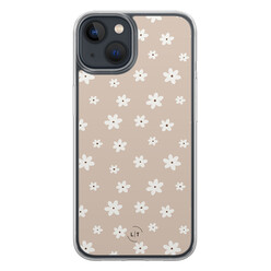 Leuke Telefoonhoesjes iPhone 13 hybride hoesje - Cute flowers