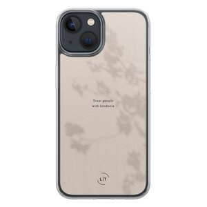 Leuke Telefoonhoesjes iPhone 13 hybride hoesje - Be kind