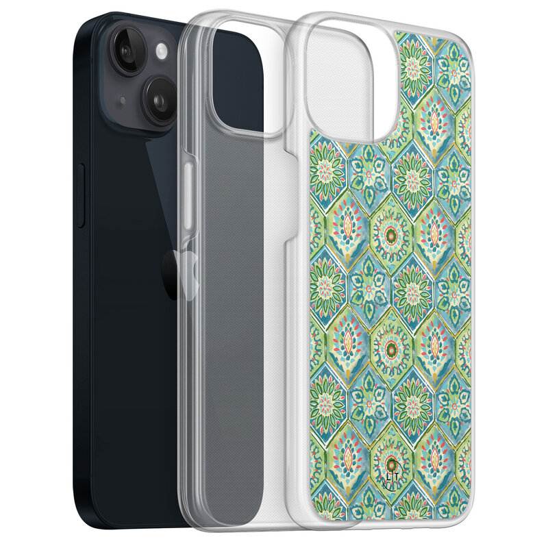 Leuke Telefoonhoesjes iPhone 13 hybride hoesje - Bohemian vibes