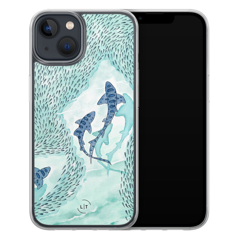 Leuke Telefoonhoesjes iPhone 13 hybride hoesje - Baby shark
