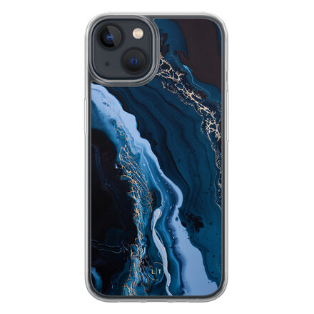 Marmer lagoon blauw