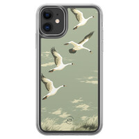 Leuke Telefoonhoesjes iPhone 11 hybride hoesje - Vogels