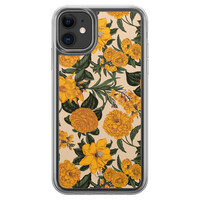 Leuke Telefoonhoesjes iPhone 11 hybride hoesje - Retro flowers
