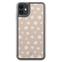 Leuke Telefoonhoesjes iPhone 11 hybride hoesje - Cute flowers