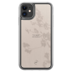 Leuke Telefoonhoesjes iPhone 11 hybride hoesje - Be kind