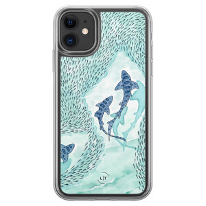 Leuke Telefoonhoesjes iPhone 11 hybride hoesje - Baby shark