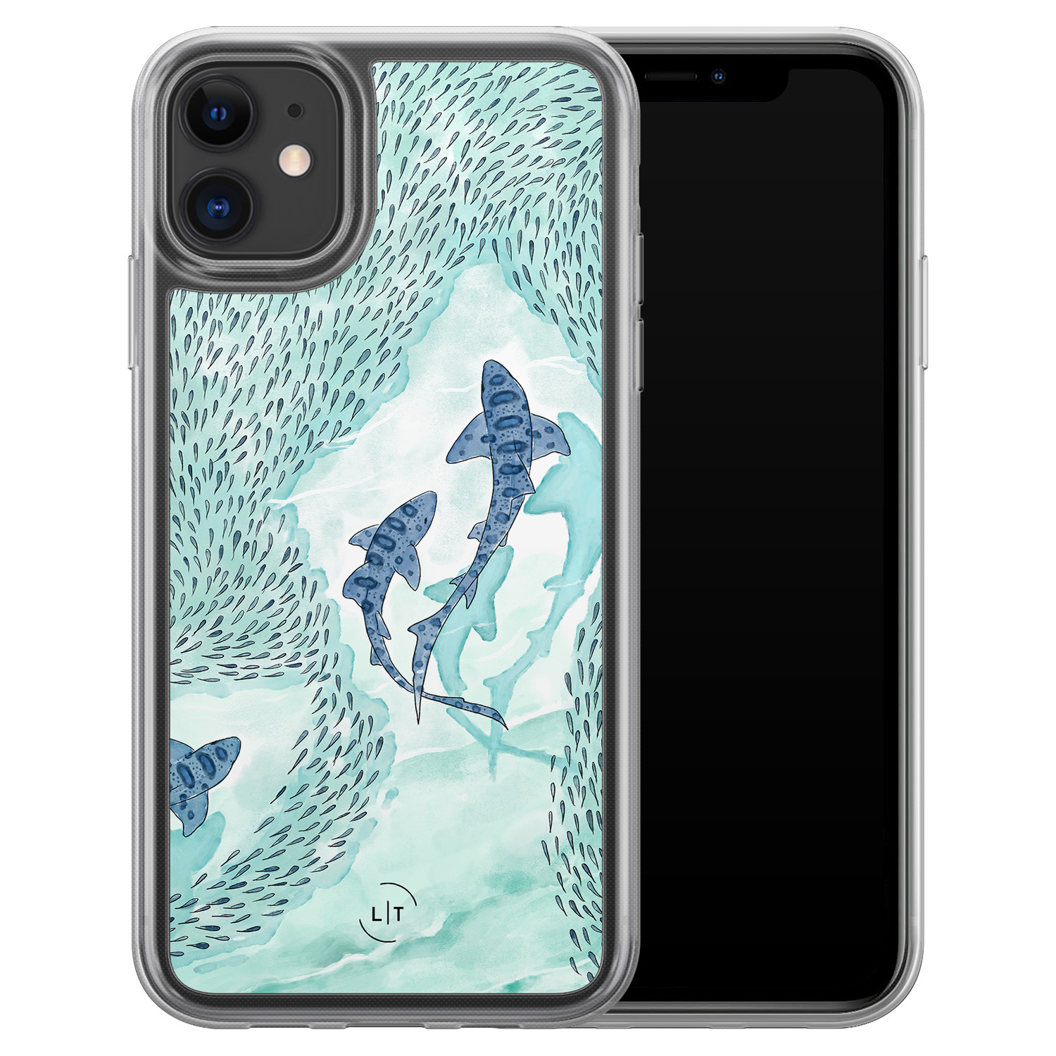 Leuke Telefoonhoesjes iPhone 11 hybride hoesje - Baby shark