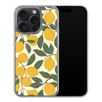 Leuke Telefoonhoesjes iPhone 15 Pro hybride hoesje - Citroenen