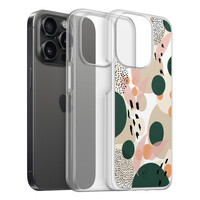 Leuke Telefoonhoesjes iPhone 15 Pro hybride hoesje - Abstract print