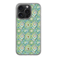 Leuke Telefoonhoesjes iPhone 15 Pro hybride hoesje - Bohemian vibes