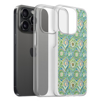 Leuke Telefoonhoesjes iPhone 15 Pro hybride hoesje - Bohemian vibes