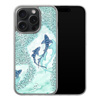 Leuke Telefoonhoesjes iPhone 15 Pro hybride hoesje - Baby shark