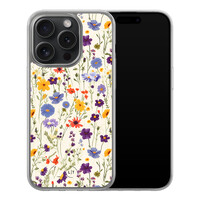 Leuke Telefoonhoesjes iPhone 15 Pro hybride hoesje - Wildflowers