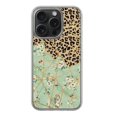 Luipaard flower print