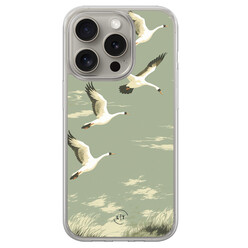 Leuke Telefoonhoesjes iPhone 15 Pro Max hybride hoesje - Vogels