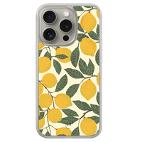 Leuke Telefoonhoesjes iPhone 15 Pro Max hybride hoesje - Citroenen