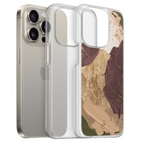 Leuke Telefoonhoesjes iPhone 15 Pro Max hybride hoesje - Abstract art