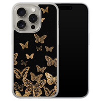 Leuke Telefoonhoesjes iPhone 15 Pro Max hybride hoesje - Vlinders