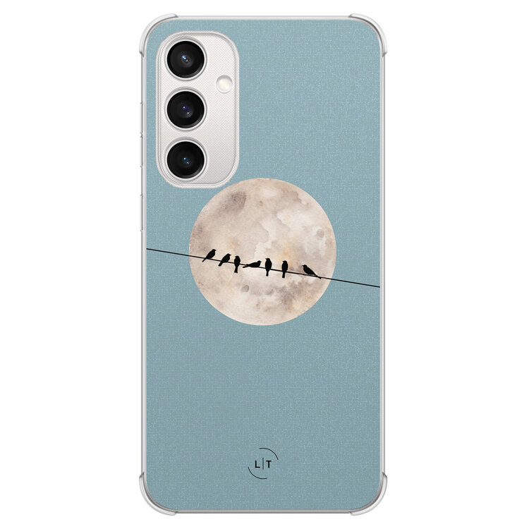 Leuke Telefoonhoesjes Samsung Galaxy S23 FE shockproof case - Moon birds