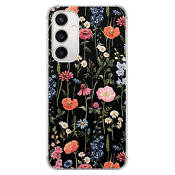 Leuke Telefoonhoesjes Samsung Galaxy S23 FE shockproof case - Dark flowers