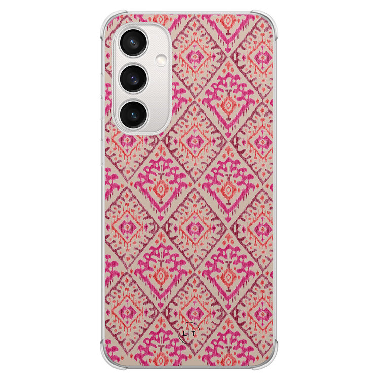 Leuke Telefoonhoesjes Samsung Galaxy S23 FE shockproof case - Ibiza art deco