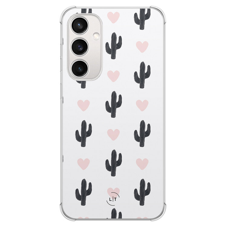Leuke Telefoonhoesjes Samsung Galaxy S23 FE shockproof case - Cactus love