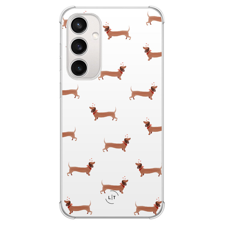 Leuke Telefoonhoesjes Samsung Galaxy S23 FE shockproof case - Teckels