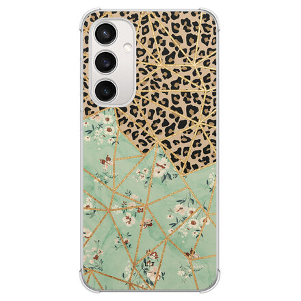Luipaard flower print