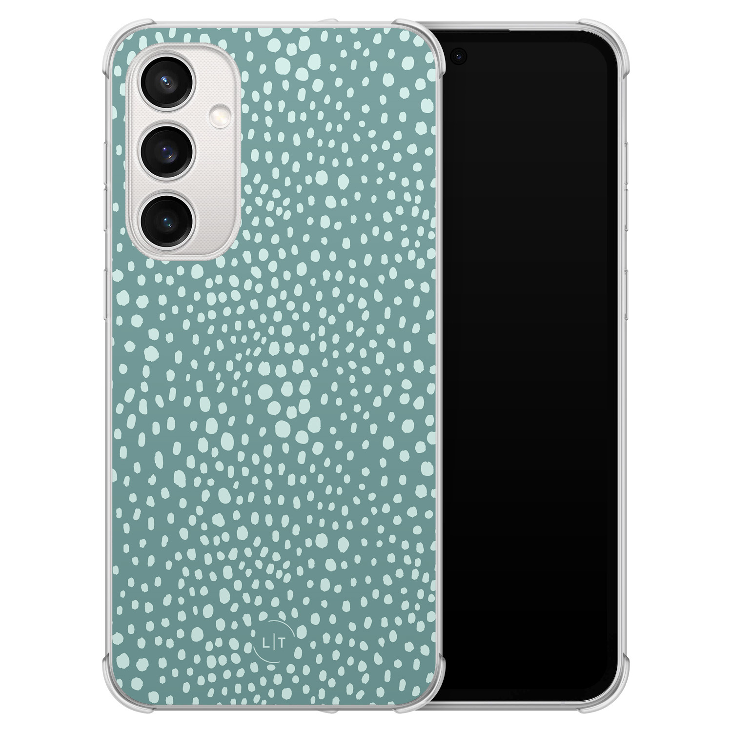 Leuke Telefoonhoesjes Samsung Galaxy S23 FE shockproof case - Blue dots