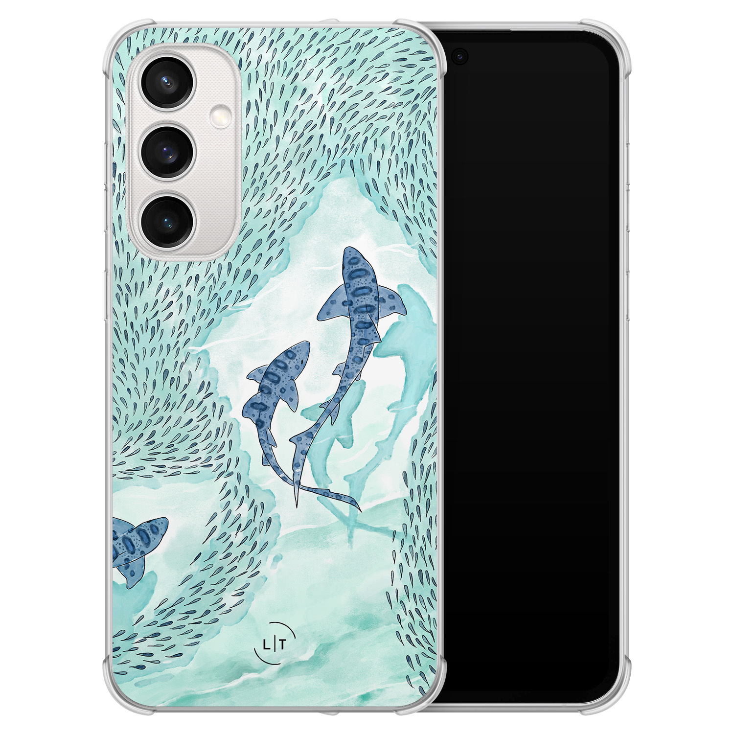 Leuke Telefoonhoesjes Samsung Galaxy S23 FE shockproof case - Baby shark