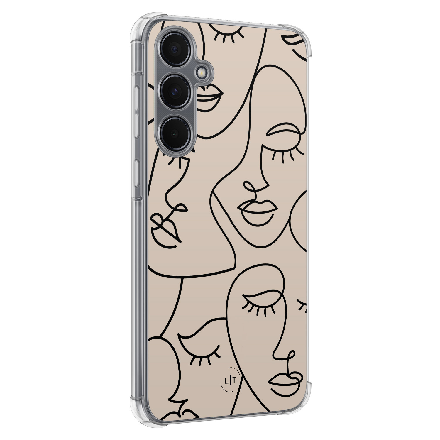 Leuke Telefoonhoesjes Samsung Galaxy A55 shockproof case - Abstract faces