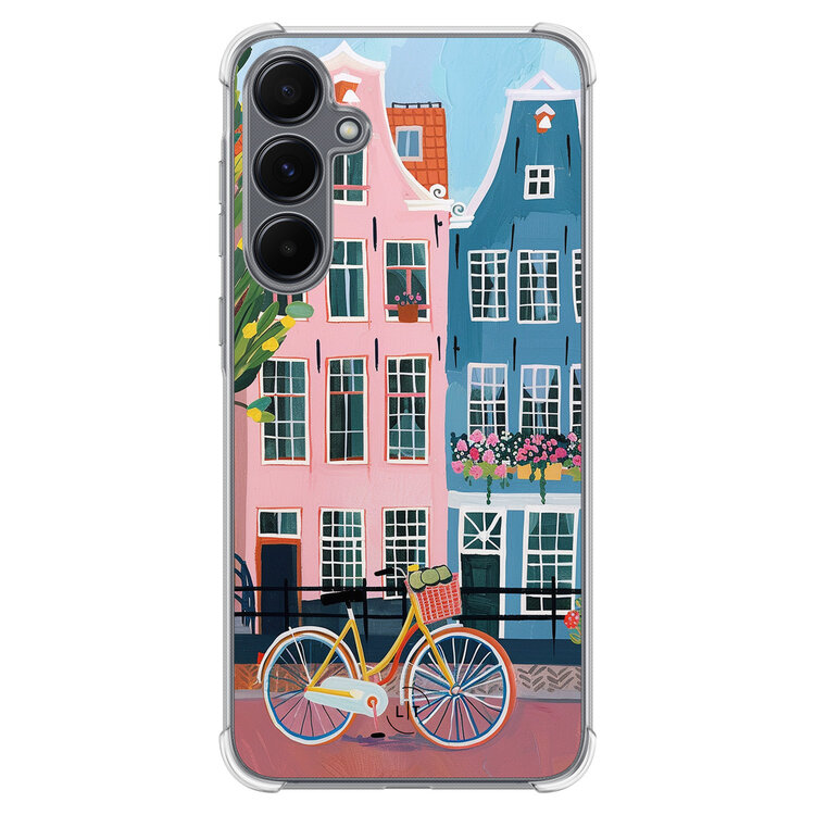 Leuke Telefoonhoesjes Samsung Galaxy A55 shockproof case - Grachtenpandjes