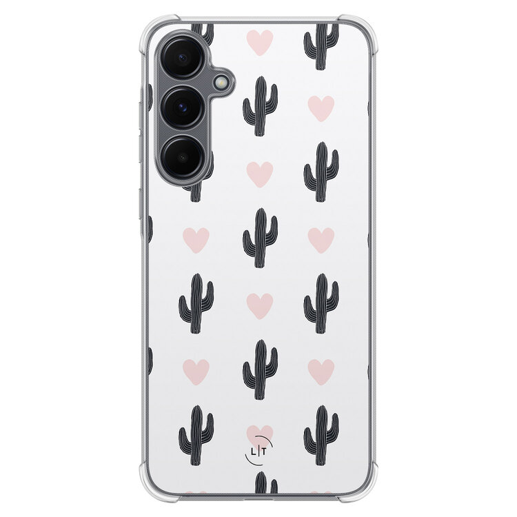 Leuke Telefoonhoesjes Samsung Galaxy A55 shockproof case - Cactus love