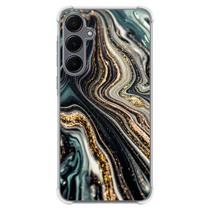 Leuke Telefoonhoesjes Samsung Galaxy A55 shockproof case - Marmer swirl