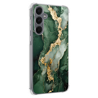 Leuke Telefoonhoesjes Samsung Galaxy A55 shockproof case - Marmer groen goud
