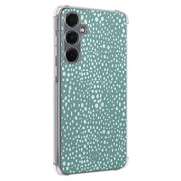 Leuke Telefoonhoesjes Samsung Galaxy A55 shockproof case - Blue dots