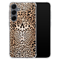 Leuke Telefoonhoesjes Samsung Galaxy A55 shockproof case - Luipaardprint