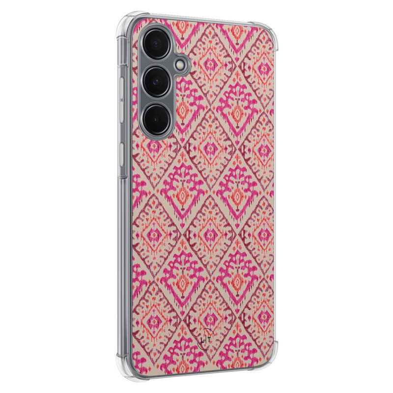 Leuke Telefoonhoesjes Samsung Galaxy A35 shockproof case - Ibiza art deco