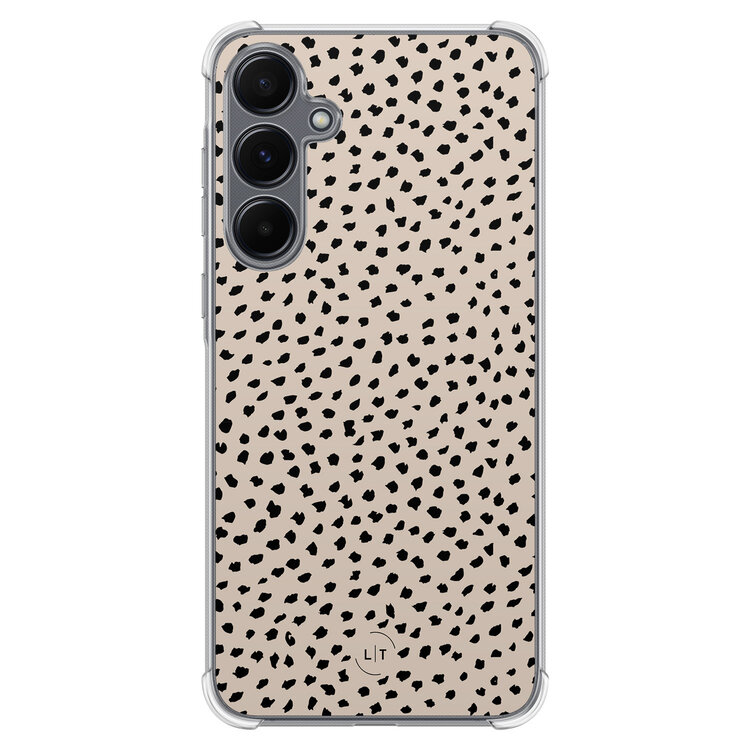 Leuke Telefoonhoesjes Samsung Galaxy A35 shockproof case - Almond dots