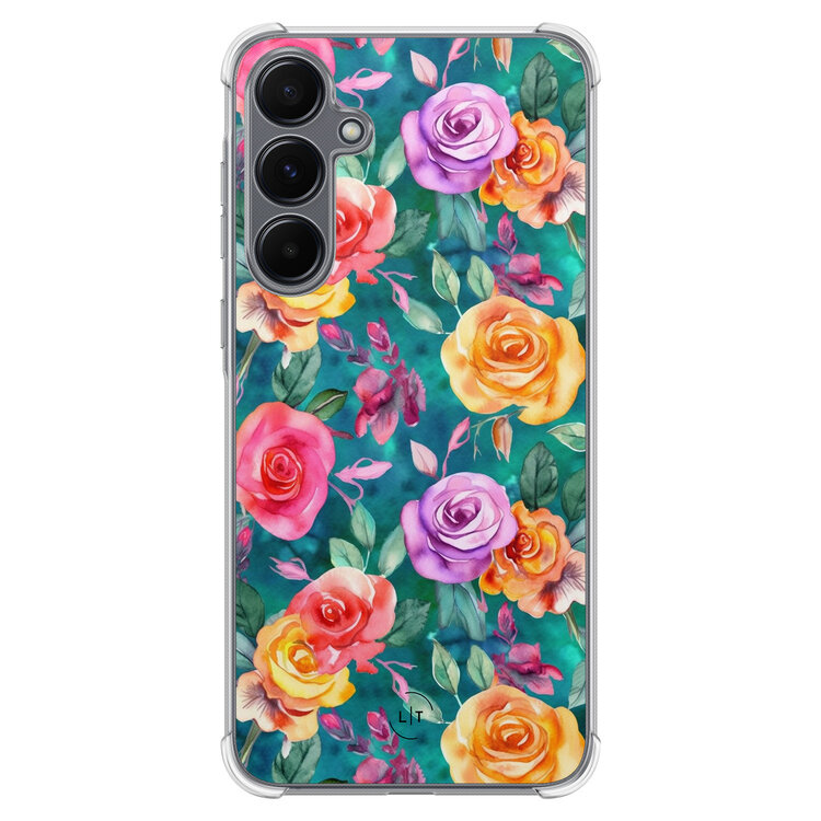 Leuke Telefoonhoesjes Samsung Galaxy A35 shockproof case - Rozen